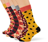 HS by Happy Socks Men's Hs Stone 5-pack Socks, Multicolour (Multicolour 450), 7 10 UK
