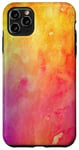 Coque pour iPhone 11 Pro Max Corail, jaune, orange, violet
