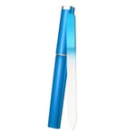 Keskikokoinen kannettava kynsilakkatyökalu lasinen kynsiviila kotelolla Sininen