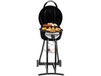 Trisa Bbq Star 2 In 1, 2000 W, Grill, Elektrisk + Träkol, Galler, Svart, Silver, Torg