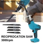 Cordless Electric Reciprocating Saw Outside Saber Cutting For Makita Battery