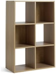 Habitat Squares 6 Cube Storage Unit - Oak Effect