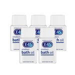 E45 Emollient Bath Oil 500ml x 5