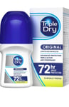 Triple Dry Original Anti-Perspirant Roll On 1x50ml| 72-Hour Protection Against |