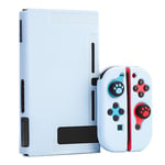 Nintendo Switch / OLED Kontroller og Konsoll Silikon Deksel Sett - Blå
