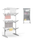 Minky Vertex 4 Tier Heated Airer With Cover