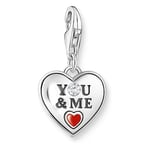 Thomas Sabo 2206-691-7 Silver Heart Charm Pendant YOU & ME Jewellery