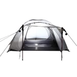 Nuokix Camping Tent, 2 Person Dome Tents Outdoor Windproof UV Protection Double Layer Camping Tent,Grey