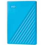 WD My Passport 2TB Portable External HDD - Blue 2.5 - USB 3.0