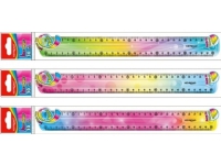 PBS Connect Rainbow elastisk linjal 30cm Keyroad p24 mix pris per 1 st