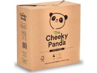 Cheeky Panda 3-lagers bambu toalettpapper 4 rullar i papper - Cheeky Panda