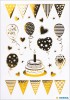 HERMA Herma stickers Creative birthday party gold foil (1) 15560