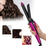 MARSKE Wet Dry Tools Curling Iron Electric Hair Curler EU Plug(Rose Red ) BST