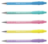 Paper Mate Flex Grip Ballpoint Pens Set of 5 - Black Ink