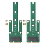 2PCS mSATA to M.2 NGFF SSD Adapter Card Mini SATA 3.0 to M.2 NGFF B Key