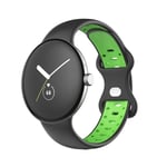 Twin Sport Armband Google Pixel Watch (41mm) - Svart/lime