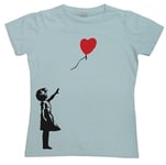 Girl With Balloon Girly T-shirt, T-Shirt