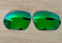 NEW POLARIZED CUSTOM GREEN LENS FOR OAKLEY PLAZMA SUNGLASSES