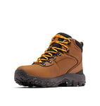 Columbia Men's Newton Ridge Plus II Waterproof Omni Heat, Light Brown/Black, 8.5