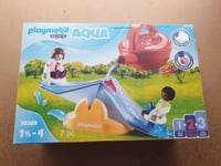 Playmobil 123 Aqua. Seesaw With Watering Can Playset. 70269 Ages 18 Months+