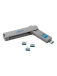 USB-C port blocker (1x key and 4x locks)