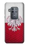 Poland Football Soccer Flag Case Cover For Motorola Moto One Zoom, Moto One Pro