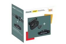 Jabra Ecouteurs Pack intra-auriculaires sans fil à réduction du bruit Elite 4 Active sport Bluetooth True Wireless Noir + ceinture Running
