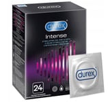 Durex Durex Intense kondomer 24 st med prickar och åsar stimulerande gel (P1)