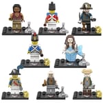 8 st/set Pirates Of The Caribbean Actionfigurer Byggklossar Leksaker Barn Födelsedagspresent Bsy605[HK]