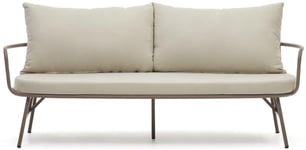 Bramant, 2-personers sofa, moderne, nordisk, metal by Kave Home (H: 68 cm. x B: 176 cm. x L: 76 cm., Lilla)