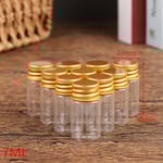 10 st 5/7/10/14/18/20ml glasflaska Liten glasburk förseglad flaska 22*40mm,7ml