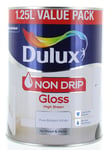 Dulux Non Drip Gloss Pure Brilliant White 1.25L Wood & Metal