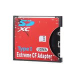 LESHP® 64gb-128gb single slot extrême pour micro sd - sdxc tf pour compact flash cf adaptateur de lecteur de carte mémoire de type i
