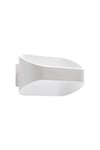 'Ace' White Halo Up Down LED Wall Light 5W