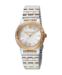 Roberto Cavalli RC5L033M0105 Womens Quartz Silver Stainless Steel 5 ATM 32 mm Watch - Silver & Gold - One Size