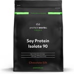 Soy Protein Isolate Powder 2kg Plant Based Protein Chocolate Silk DATED 03/23
