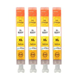 4 Yellow Ink Cartridges to repalce HP 920Y (HP920XL) non-OEM / Compatible