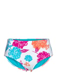 Oasis Floral Wide Side Retro Swimwear Bikinis Bikini Bottoms High Waist Bikinis Multi/patterned Seafolly