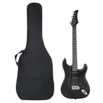 Elektrisk guitar til begyndere inkl. taske 4/4 39" sort