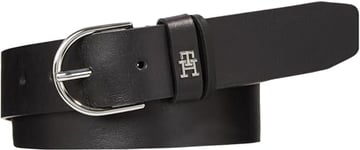 Tommy Hilfiger Women's Essential Effortless 3.5 AW0AW15767 Belts, Black, 70