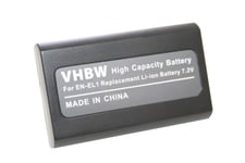 vhbw Batterie compatible avec Nikon CoolPix 4300, 4500, 5000, 5400, 5700, 775, 800, 8700 appareil photo digital reflex APRN (800mAh, 7,2V, Li-ion)