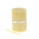Danilovo 400 Pcs Beeswax Taper Candles (White) - Orthodox Church Candle Tapers for Prayer, Ritual, Christmas - No Soot, Dripless, Tall, Bendable, N80, Height 18,5 cm, Ø 6,1 mm