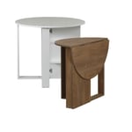 Runt klaffbord 90 x 77 x 45 cm