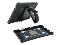 Mobilis Protech - Baksidesskydd För Surfplatta - Med Fällbart Ställ Och Handrem, Förstärkt - Svart - För Apple 10.9-Inch Ipad (10:E Generation)