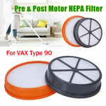 Type 90 Hepa Filter Kit For Vax Air Stretch Pet Plus U85-as-ppe Vacuum Cleaner