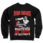 Hybris Ivan Drago - The Siberian Bull Sweatshirt (Black,XXL)