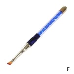 Nail Art Uv Gel Liner Painting Gradient Brush Pens Deep Blue Drill Phototherapy Pen