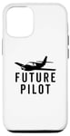 Coque pour iPhone 12/12 Pro Future Pilot Aviation Aviation Étudiant Passionné d'Avion