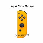 Néon droit orange - coque pour manette de jeu Nintendo Switch, vert, jaune, rose, gauche, droite, accessoires