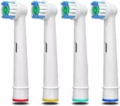 Oral B Toothbrush Heads Electric Braun Compatible Replacement Brush Head 4 Pack
